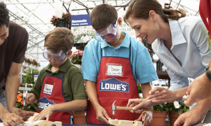 Register today for the Monsters vs Aliens Trolley Clinic For Kids at Lowes, FREE!