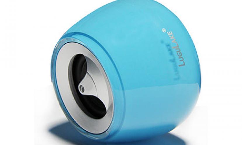 Save 50% Off on the Lugulake Crystal Shaped Mini Portable Bluetooth 3.0 Wireless Speaker!