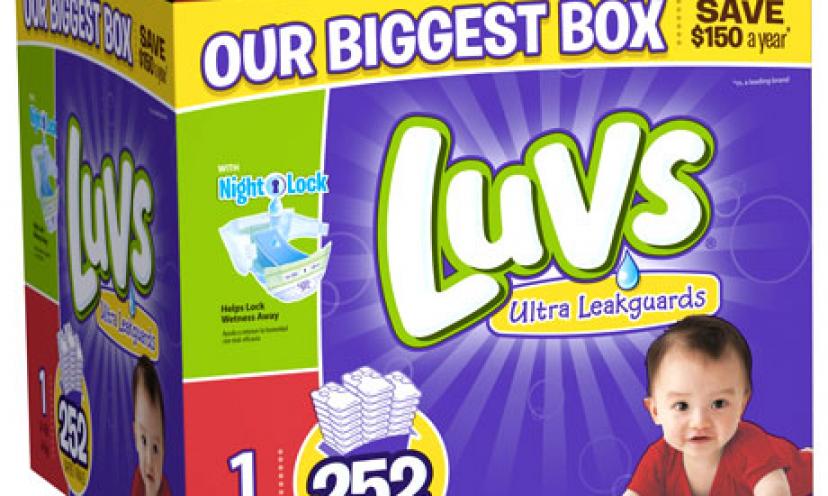 Get $1 off Luvs Diapers!