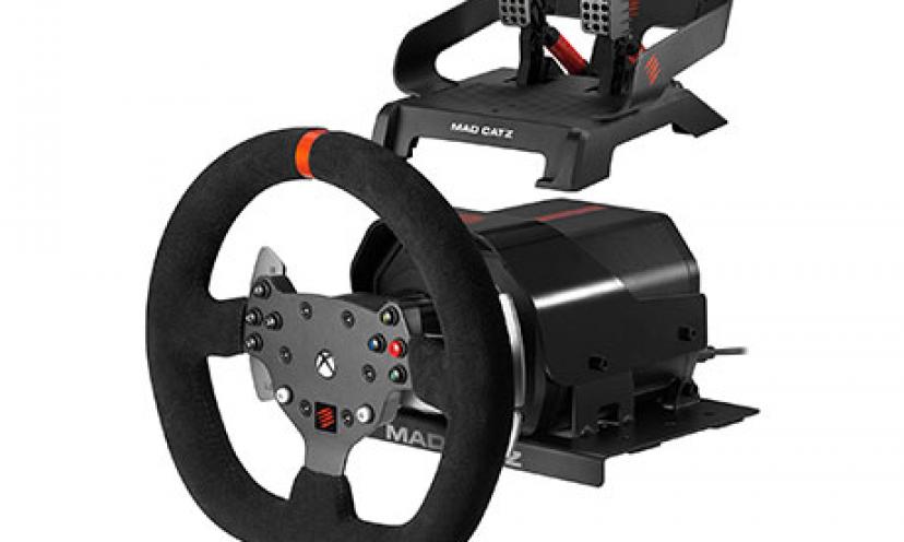 Save $100 Off The Mad Catz Pro Racing Force Feedback Wheel and Pedals for the Xbox One!