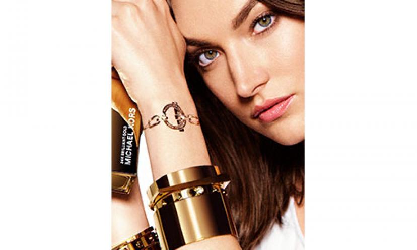 Get a FREE Michael Kors Scented 24K Brilliant Gold Tattoo!