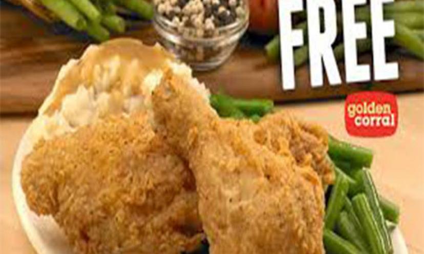 Military: Get a FREE Dinner at Golden Corral!