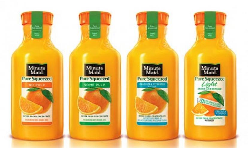 Save $1 on Minute Maid Pure Squeezed!