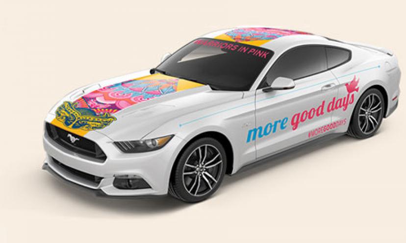 Enter The More Good Days Sweepstakes to win a 2015 Ford Mustang!