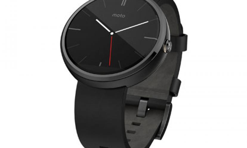 Save $100 Off The Motorola Moto 360 Smart Watch!