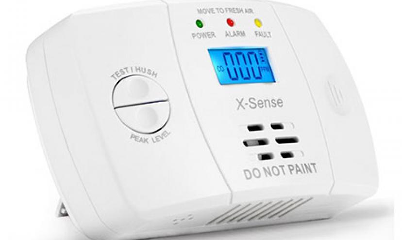 Enjoy 64% Off on the X-Sense Carbon Monoxide Alarm!
