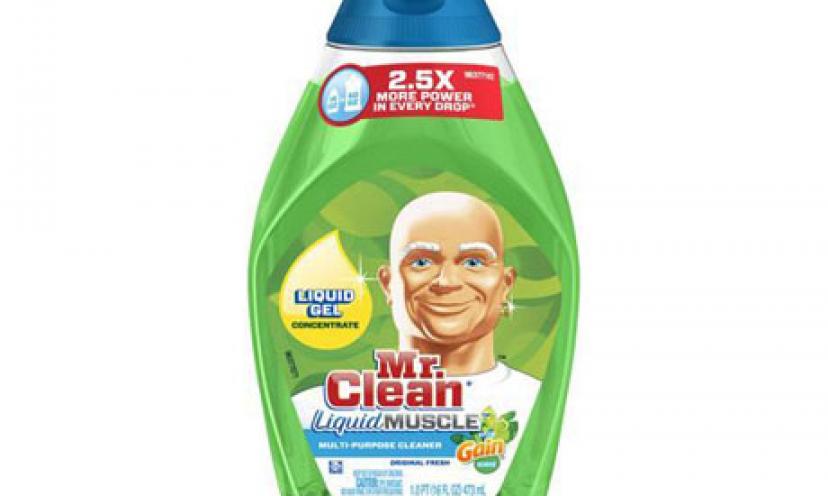 Get $0.50 Off One Mr. Clean Muscle, Liquid or Spray!