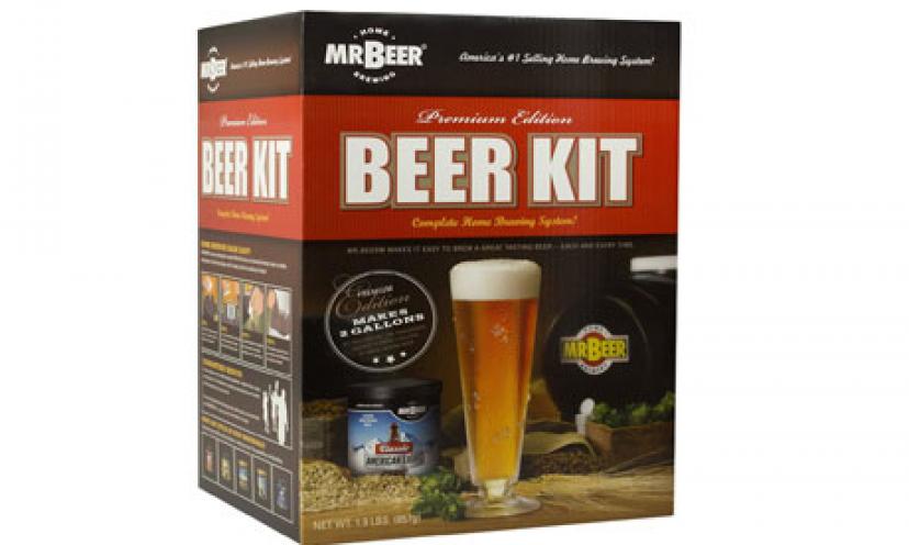 Save 76% on the Mr. Beer Premium Edition Home Brewing Craft Beer Making Kit!