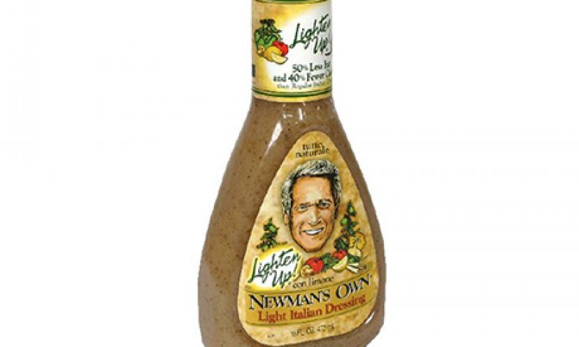 Get $0.75 off any one Newman’s Own Salad Dressing
