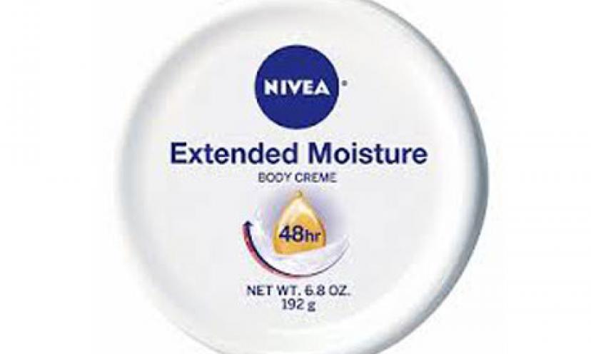 Try a FREE Sample of Nivea’s Extended Moisture Lotion Here!