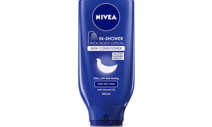 Get a FREE Sample of Nivea In-Shower Body Lotion!