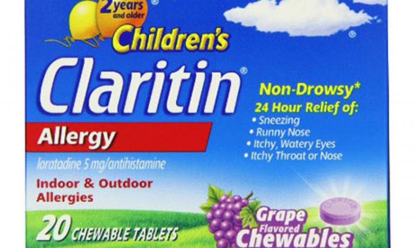 Get $3.00 off Non-Drowsy Children’s Claritin Chewables!