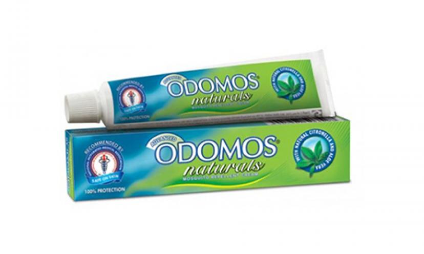 Your child can be mosquito-ready with a FREE sample of Odomos Mosquito Repellent