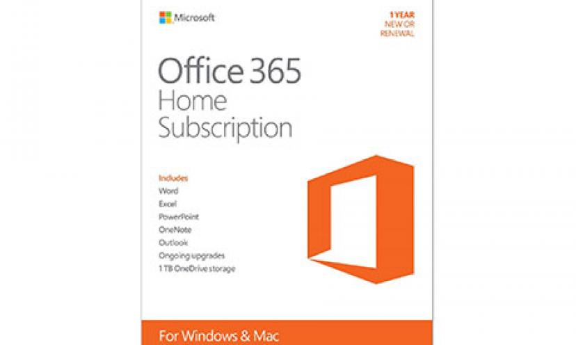Save 26% Off A Microsoft 365 Home Subscription!