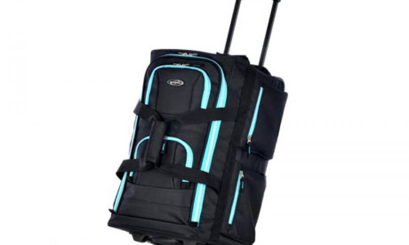 Save Up To 65% Off An Olympia Rolling Duffel Bag!