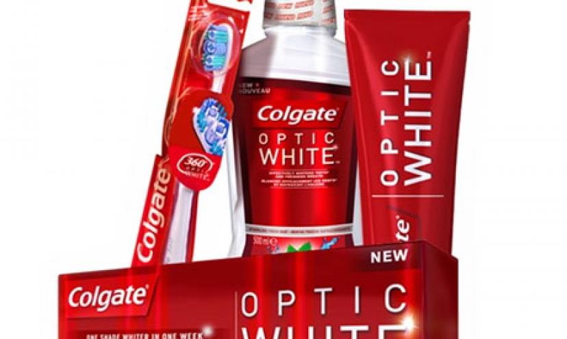 Save on Colgate Optic White!