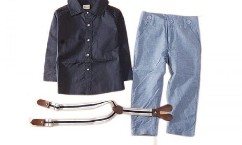 Save 74% Off The StylesILove Baby Boy T-Shirt, Suspender Straps, and Pants!