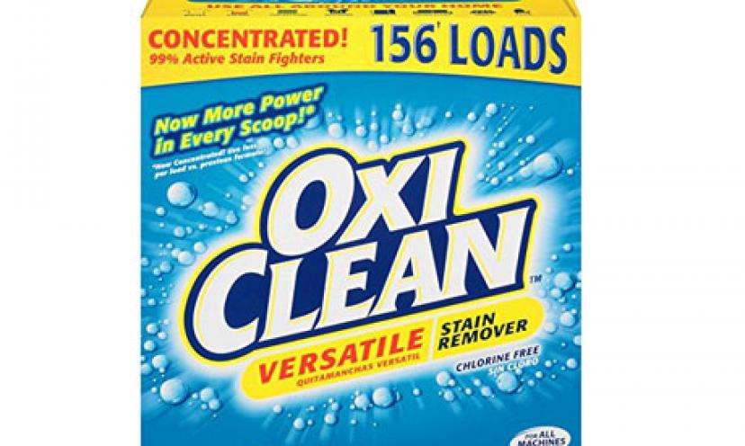 Save 34% on Oxiclean Versatile Stain Remover!