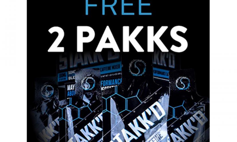 Get your FREE 2-pakk sample of Stakk’d Performance Caffeine