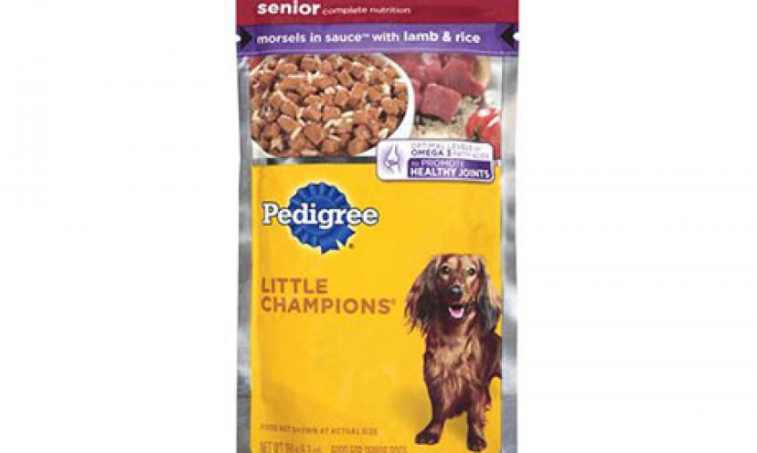 Get $1.00 off any one Pedigree Little Champions