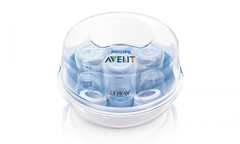 Save 53% Off on Philips AVENT Microwave Steam Sterilizer!
