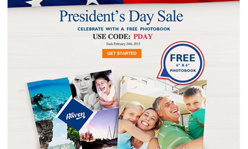 Celebrate President’s Day with a FREE photo book!