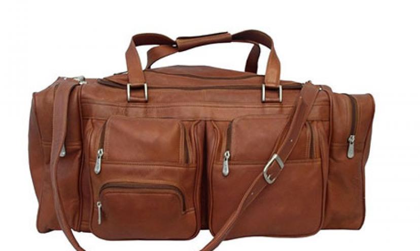 Save $281.99 Off The Piel Leather 24-Inch Duffel Bag!