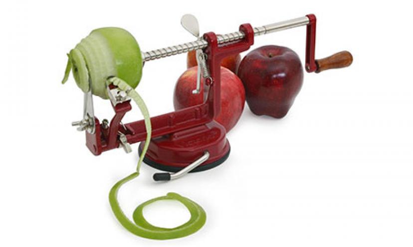 Get 43% off the Victorio Apple and Potato Peeler with Suction Base