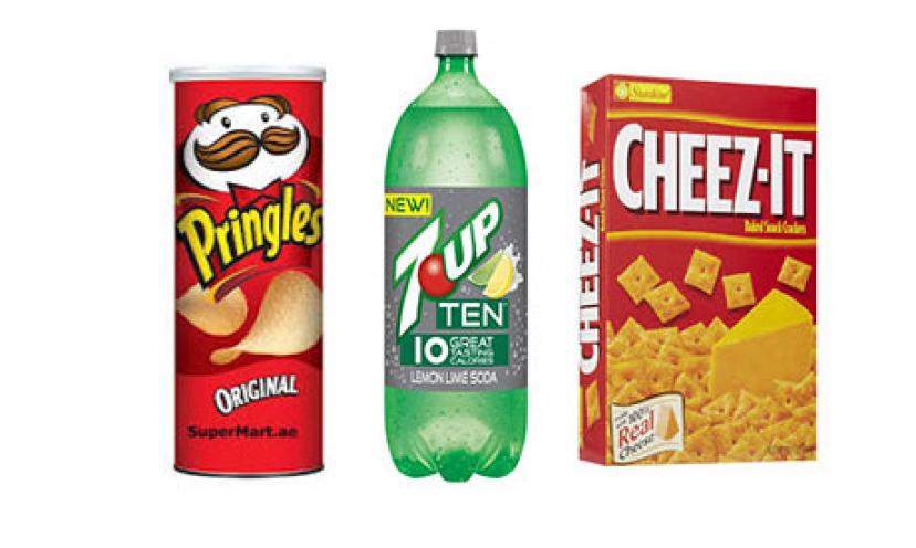 Save $1.50 off one 12 pack of 7UP and one Pringles or Cheez-It product!
