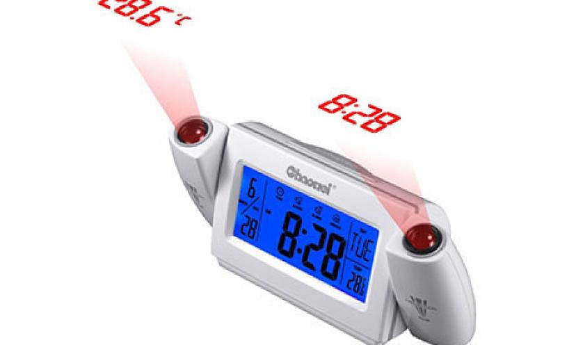 Save 48% Off a Breett Projection Alarm Clock!