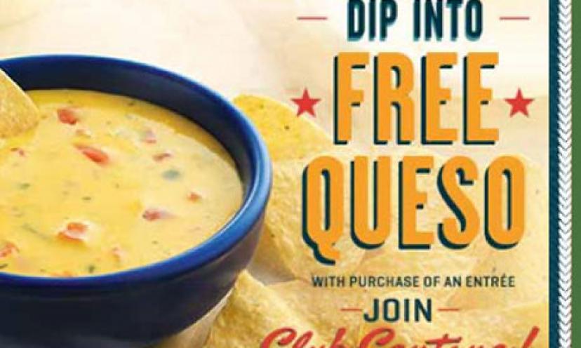 Get FREE Queso from On The Border Mexican Grill & Cantina!