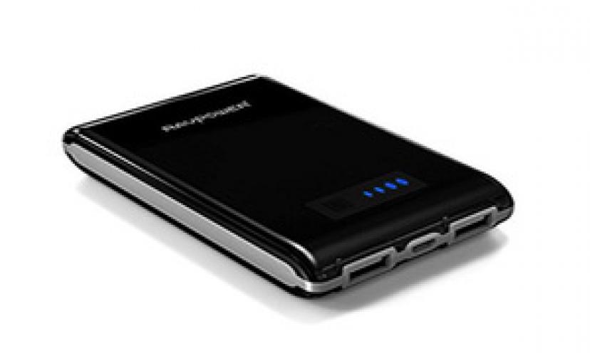 Save 80% on RAVPower Element 10400mAh External Battery USB Portable Charger