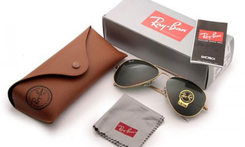 Save 40% on Ray-Ban Aviator Sunglasses!