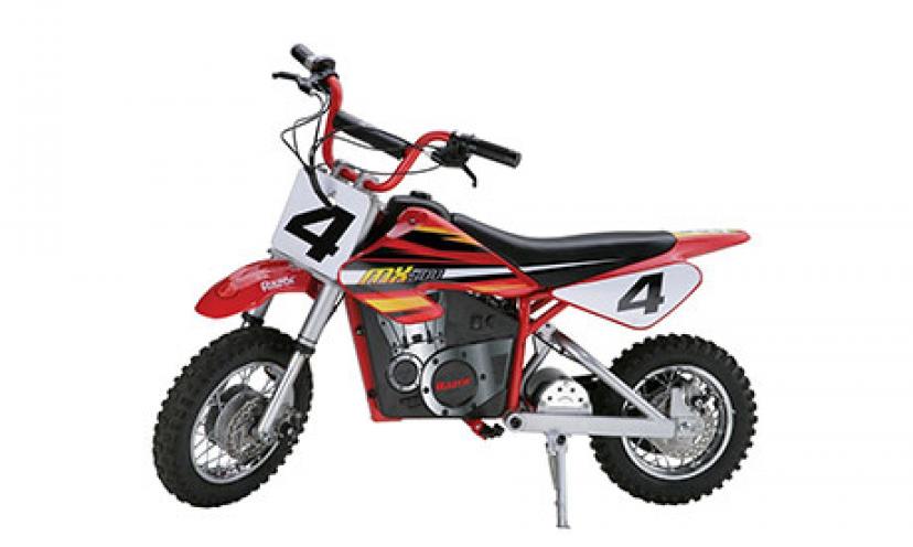 Save HUGE on the Razor MX500 Dirt Rocket Electric Motocross Bike!
