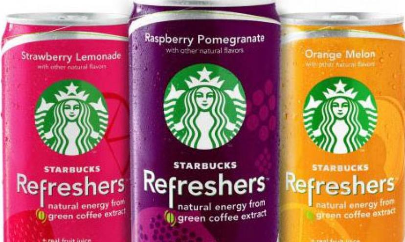Save $1 on Starbucks Refreshers!