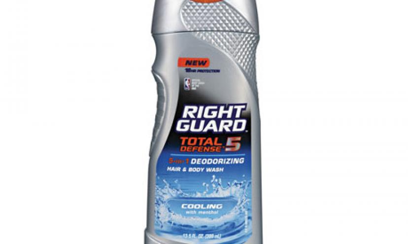 Get $1.00 Off Any One Right Guard Body Wash!