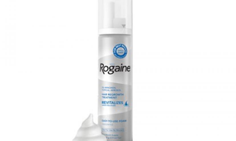 $5.00 off 1 ROGAINE foam or solution
