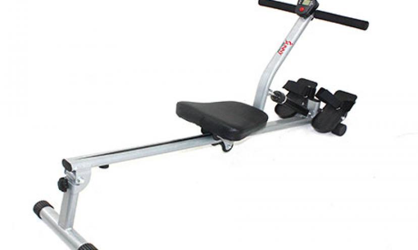 Get 39% off the Sunny Health and Fitness Rowing Machine!