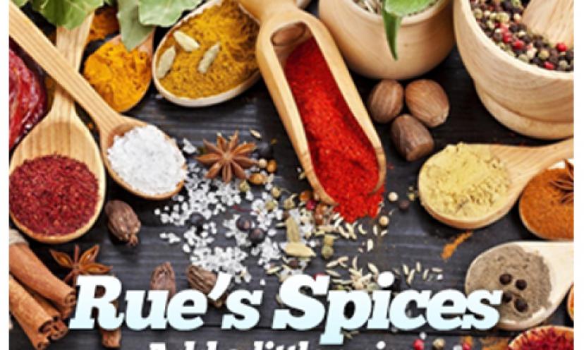 Get a FREE sample of Rue’s Spice Packets before it hits shelves!