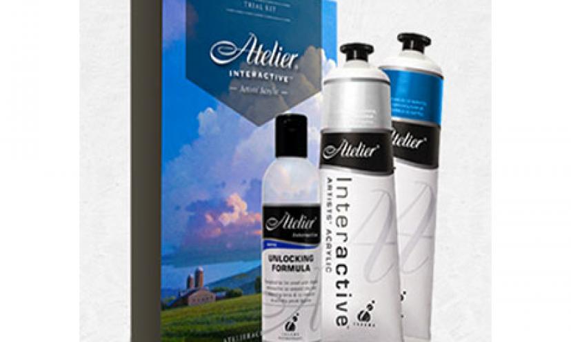 Get a FREE Atelier Interactive Acrylic Paint Sample Kit!
