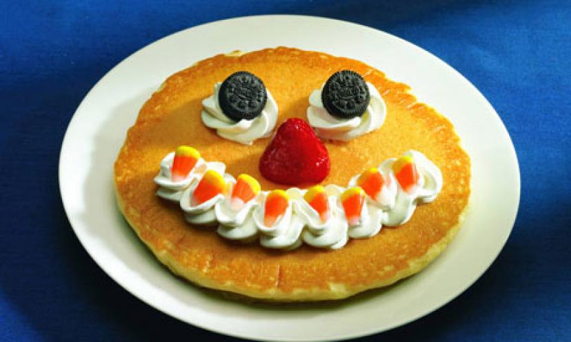 Take The Kids To Enjoy a FREE Scary Face Pancake on Halloween From IHOP!