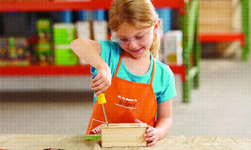 Build a School House Bank For FREE At Home Depot!