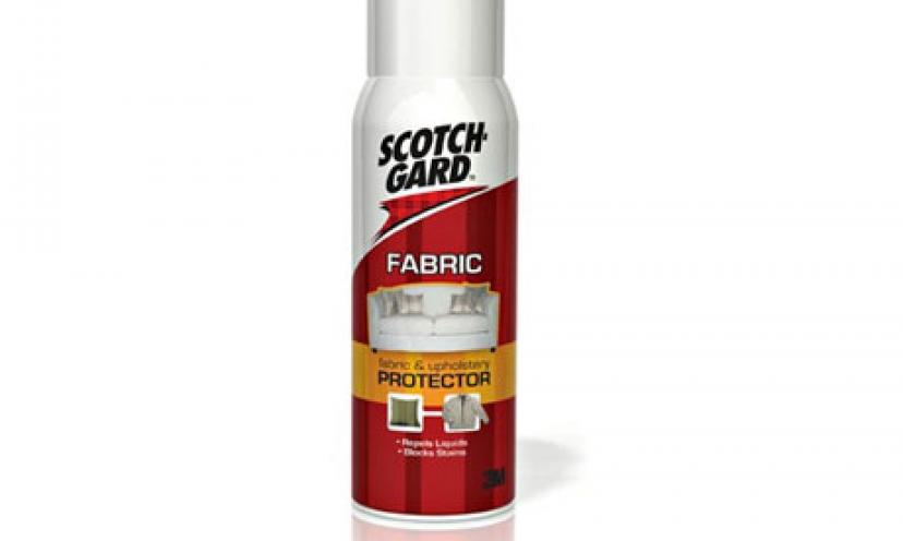 Save 48% Off on Scotchgard Fabric and Upholstery Protector!
