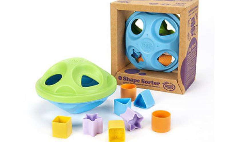Save 13% Off on My First Green Toys Shape Sorter!