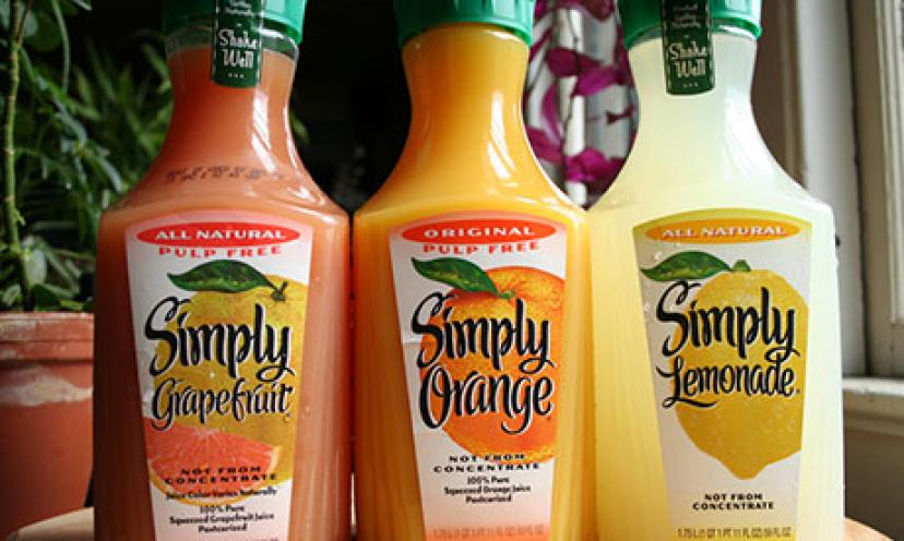 Get $0.75 off a refreshing Simply Juice drink