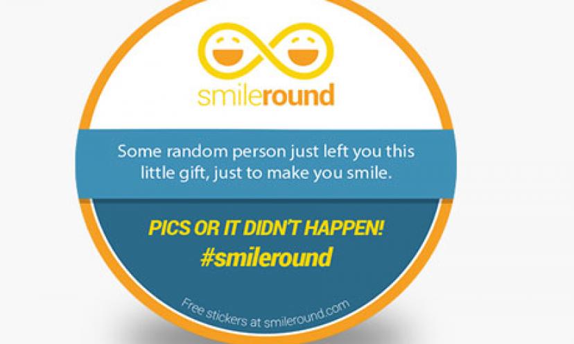 Share a Smile With Your FREE SmileRound Sticker!