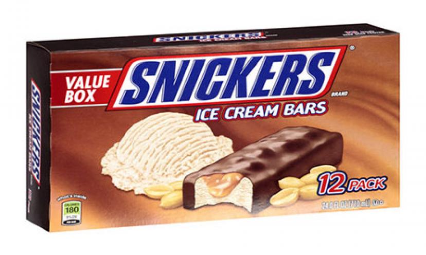 Get $1.00 Off One Snickers Brand Ice Cream!