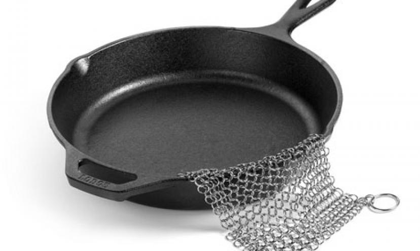 Save 53% Off on the Hudson Cast Iron Cleaner XL Chainmail Scrubber!