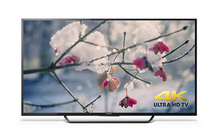 Save $300 Off The Sony 55-Inch 4K Ultra HD Smart LED TV!