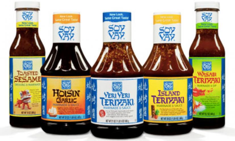 Get $0.75 off any Soy Vay Dressing!
